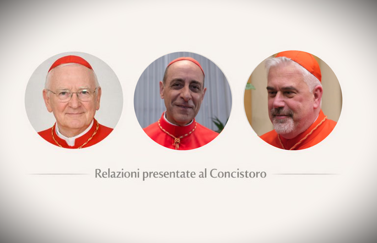CONCISTORO, RELAZIONI E DISCERNIMENTO