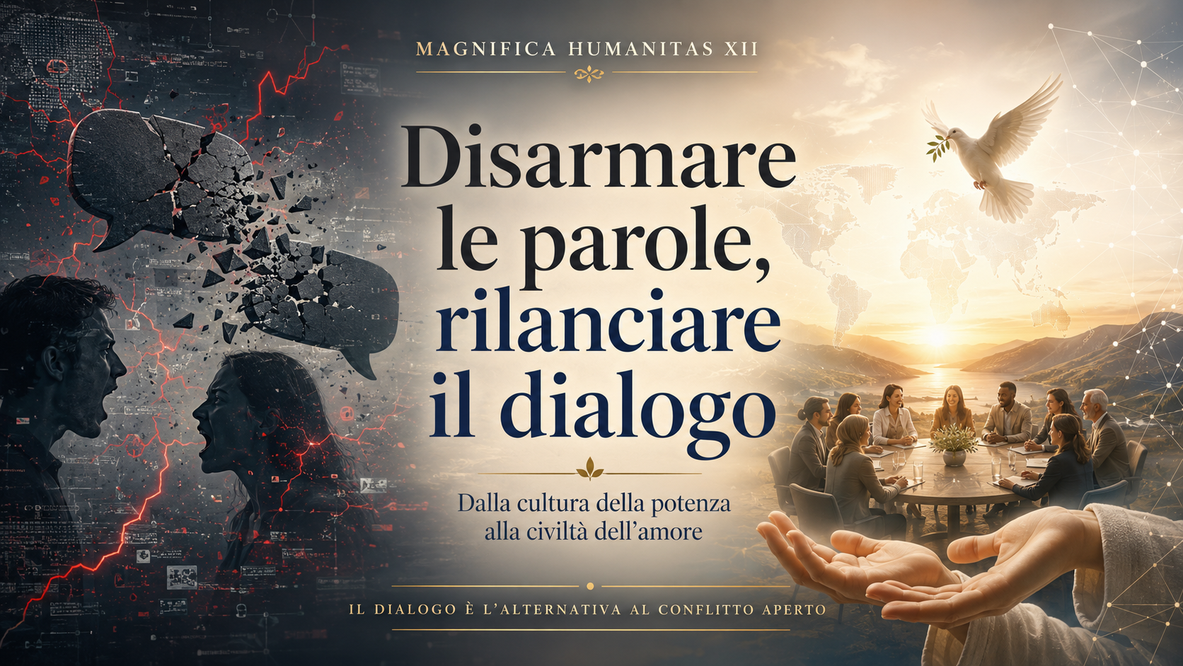 MAGNIFICA HUMANITAS XII. Disarmare le parole, rilanciare il dialogo