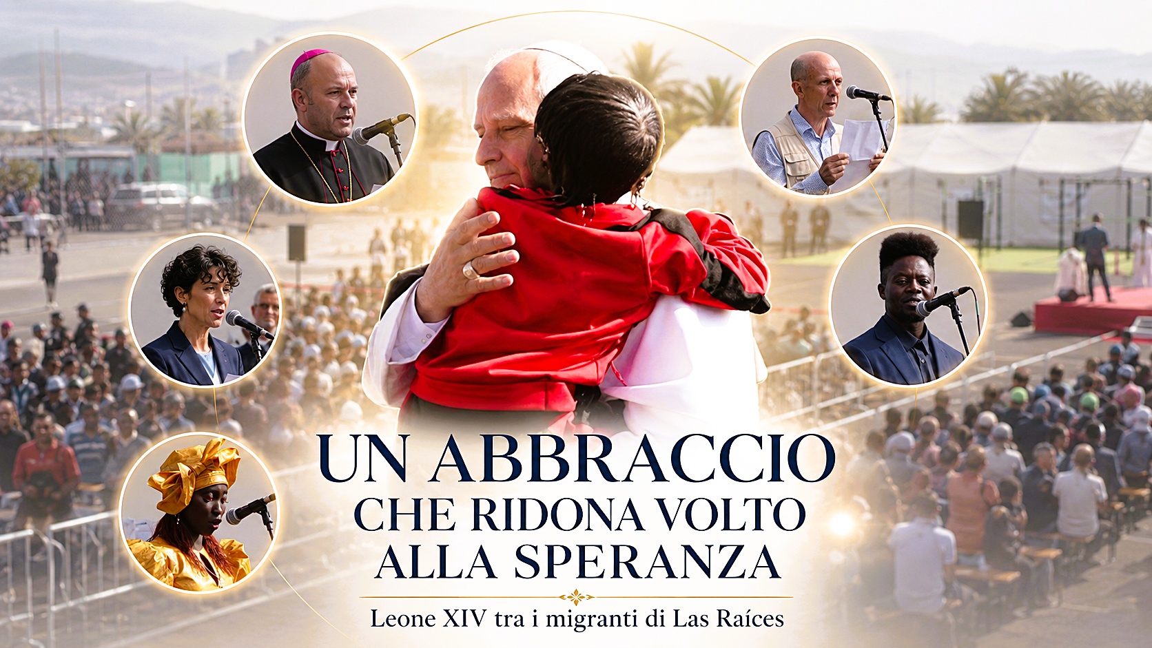 LAS RAÍCES, IL PAPA DAVANTI AI MIGRANTI NEL GIORNO DEL CUORE DI GESÙ