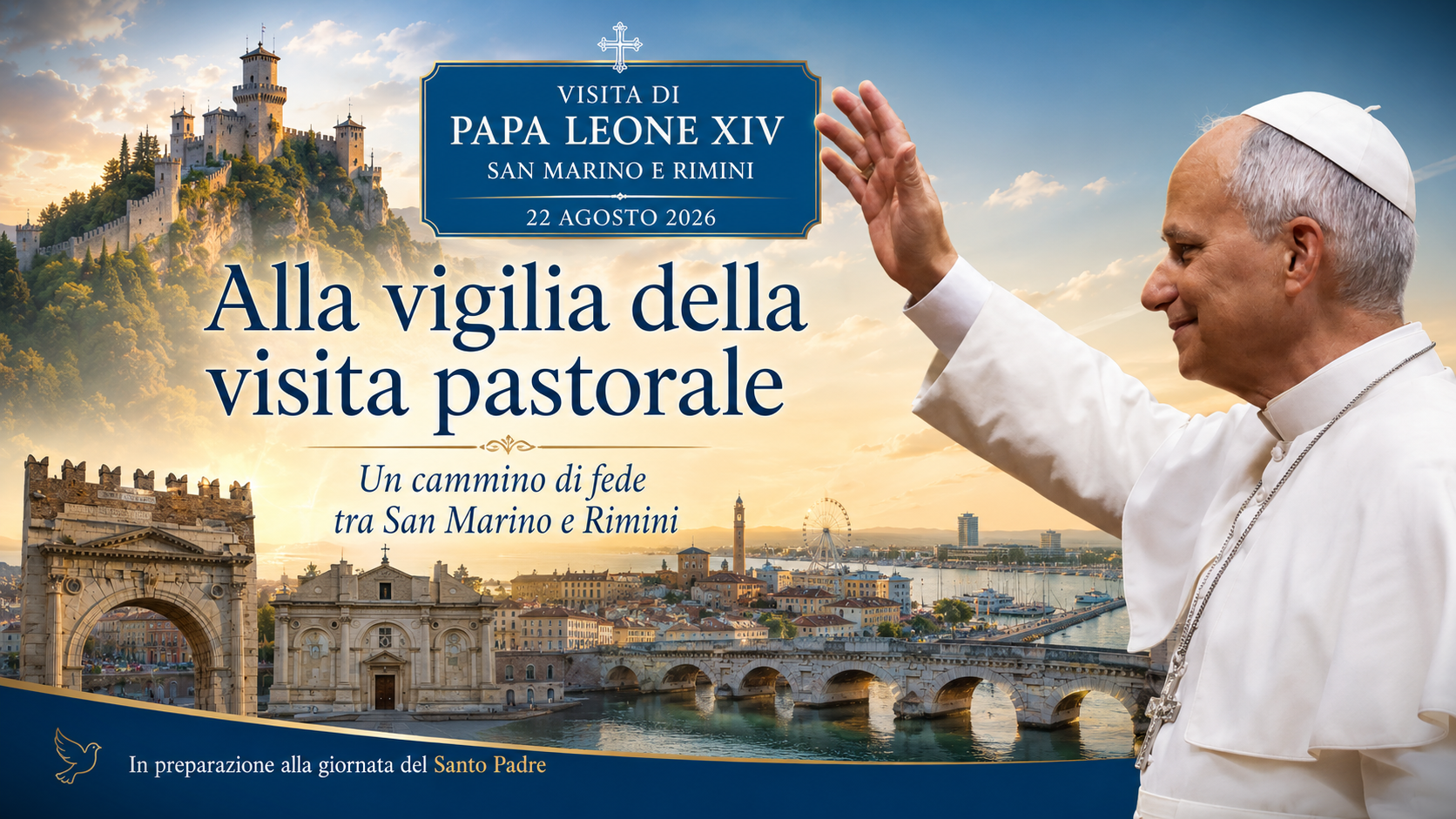 VISITA DI LEONE XIV A SAN MARINO E RIMINI