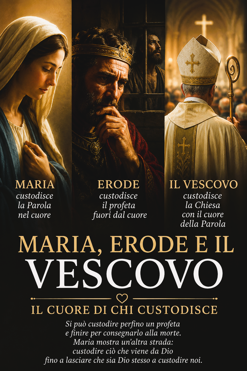 MARIA, ERODE E IL VESCOVO: IL CUORE DI CHI CUSTODISCE