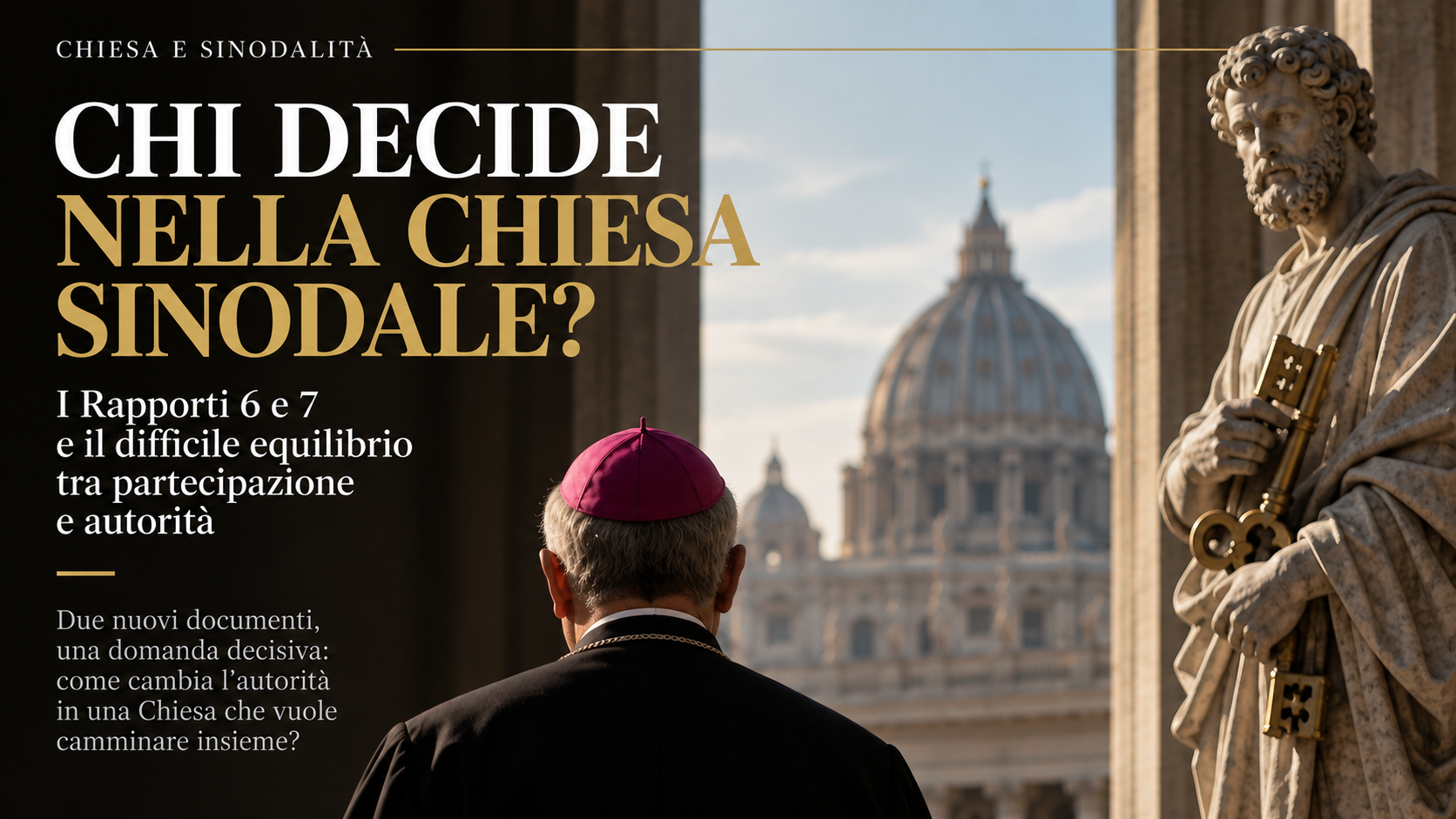 CHI DECIDE NELLA CHIESA SINODALE? I Rapporti 6 e 7 e il difficile equilibrio tra partecipazione e autorità