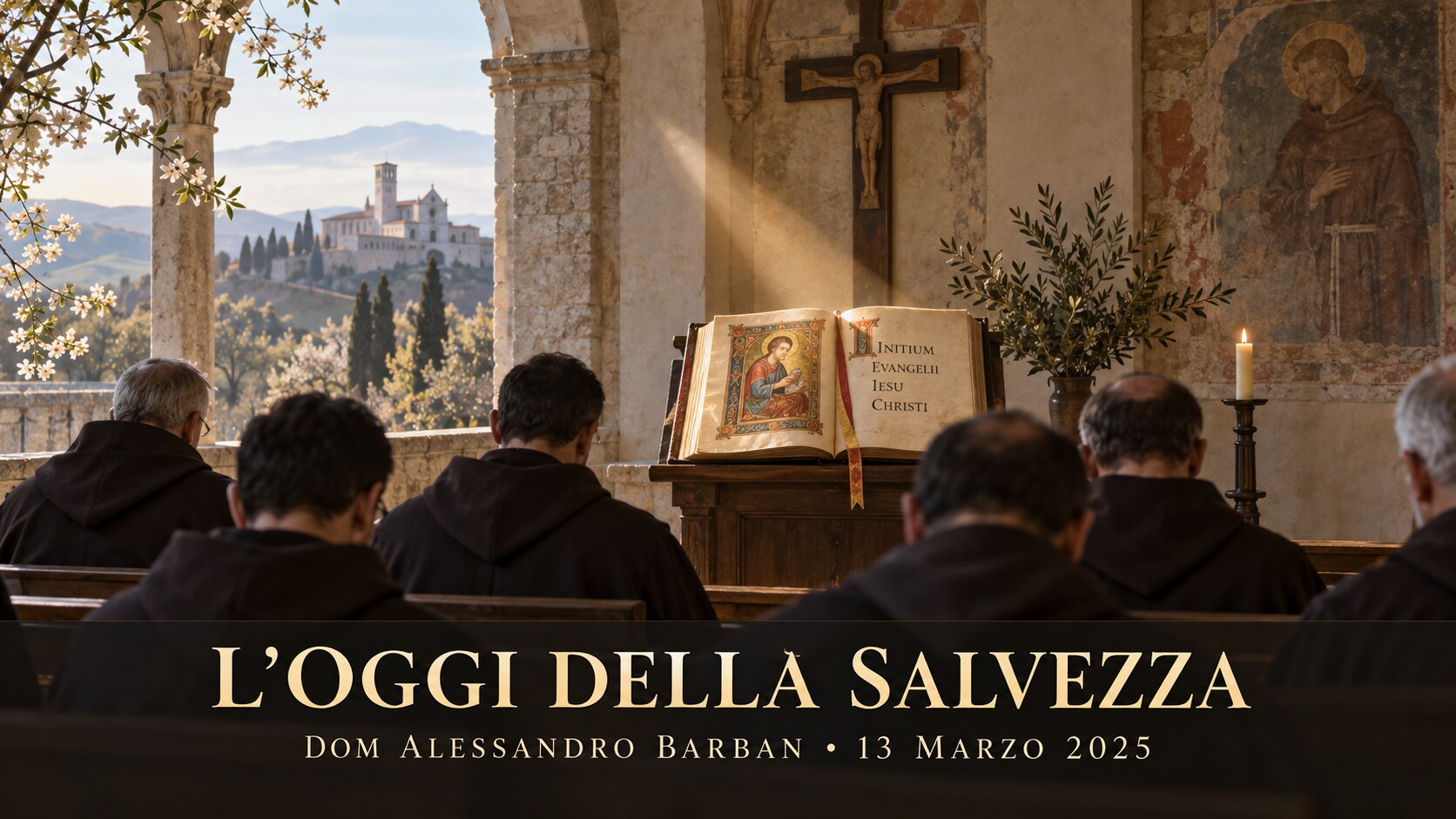 Sacerdoti in ascolto del Vangelo, copertina del ritiro quaresimale con dom Alessandro Barban