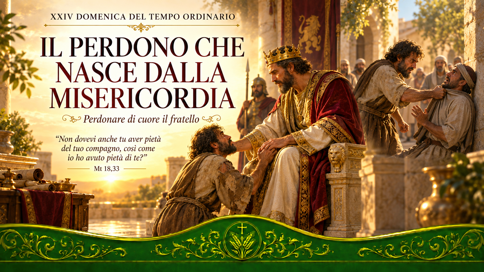 XXIV DOMENICA DEL TEMPO ORDINARIO